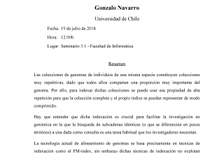 Charla - Indexación de colecciones altamente repetitivas